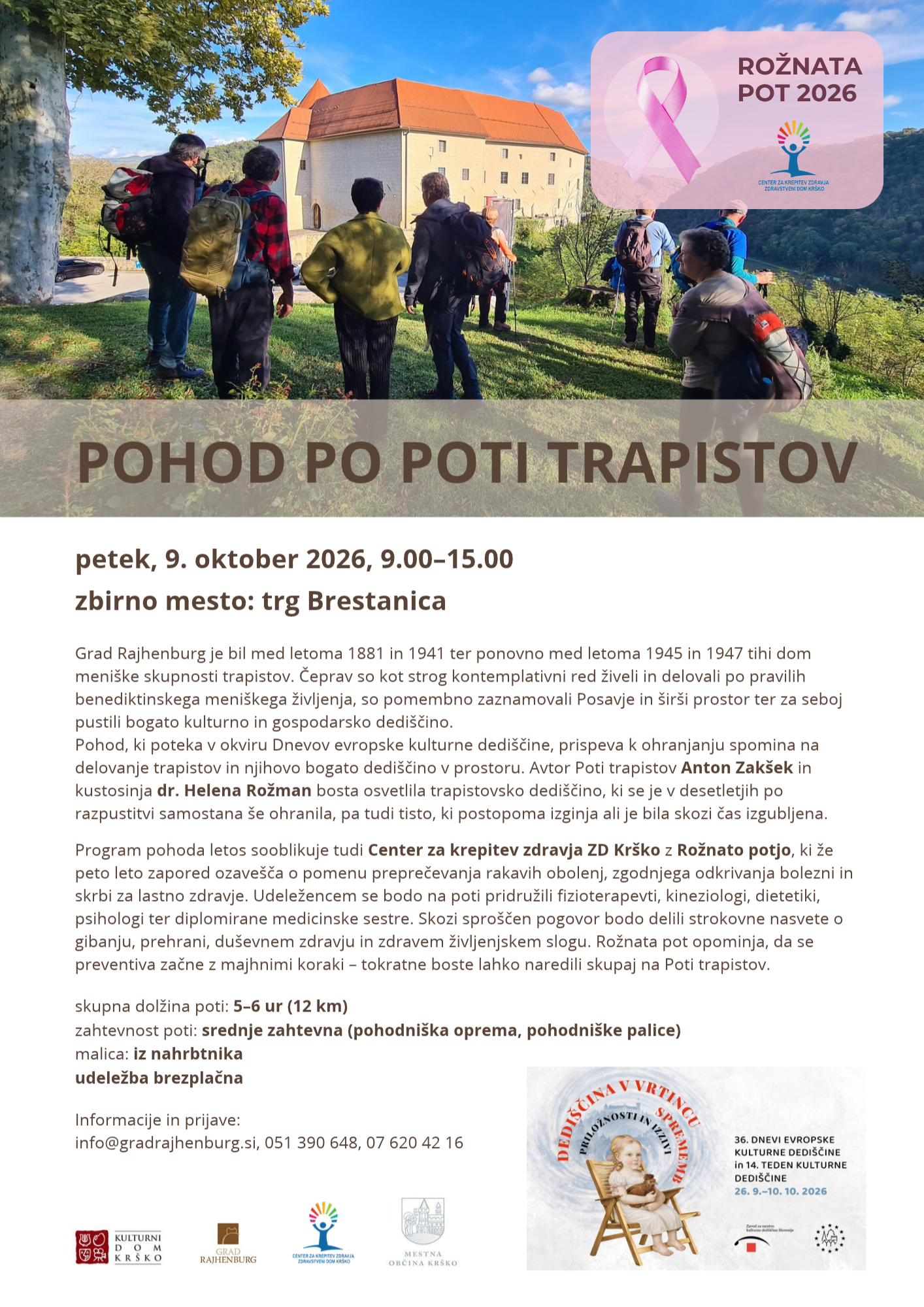 VABILO Rožnata Pot 2026